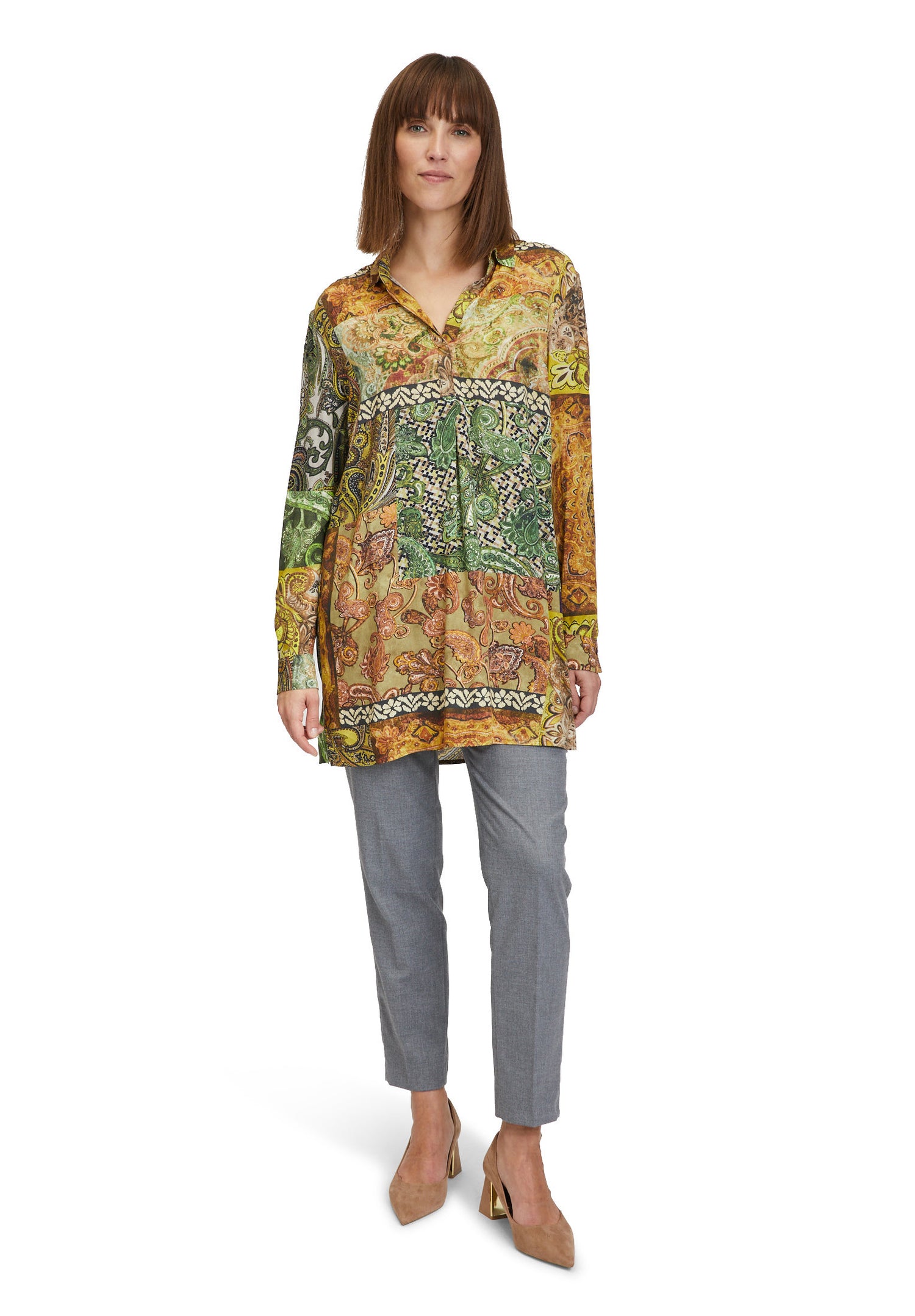 Long Shirt Blouse With All-Over Print_8627-2233_7850_05