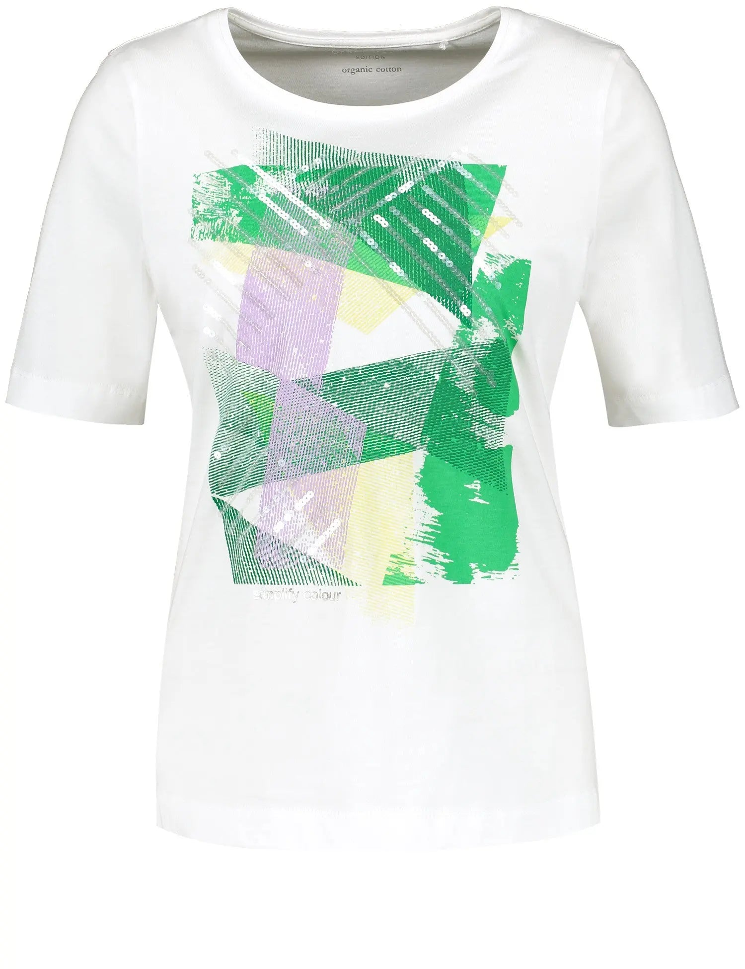 Top With Mid-Length Sleeves And Sequins - BEVAVA