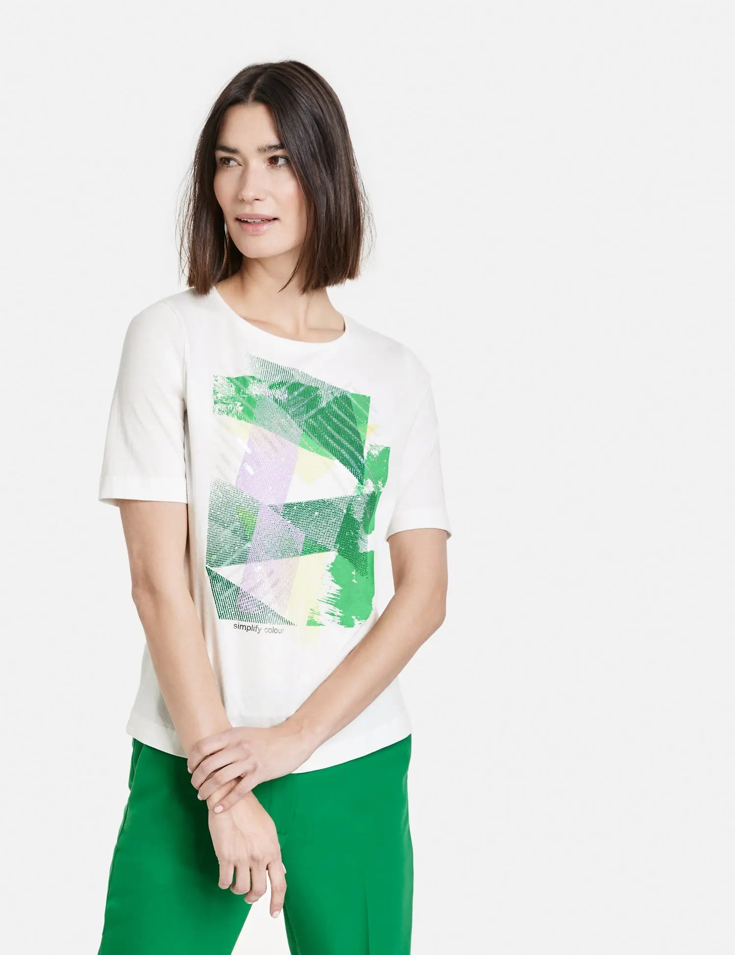 Top With Mid-Length Sleeves And Sequins - BEVAVA