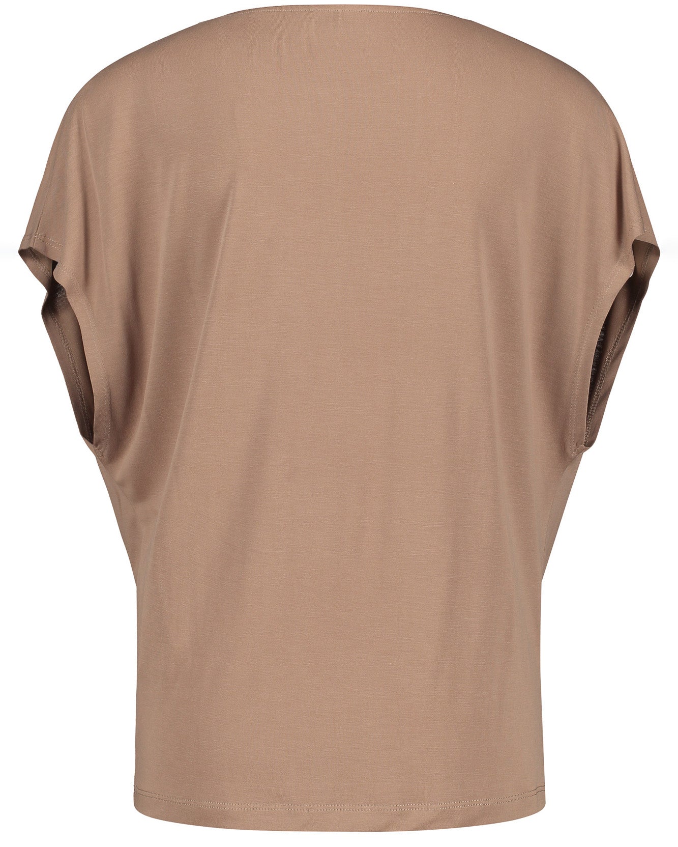 Brown T-Shirt Short-Sleeve Roundneck
