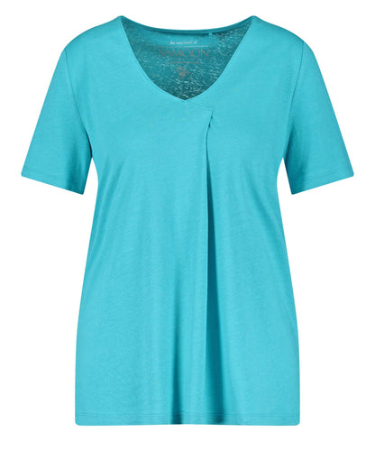 Light Blue T-Shirt 1/2 Sleeve Samoon
