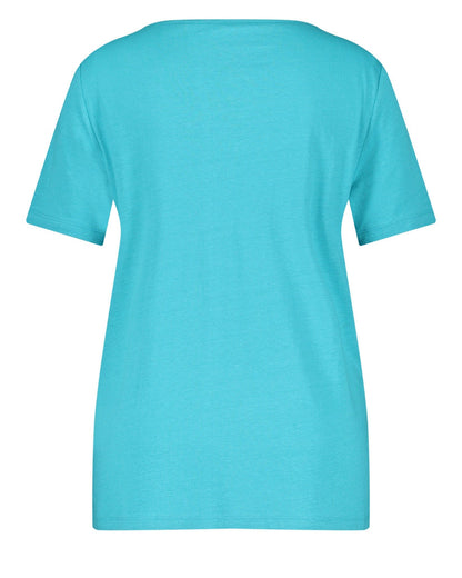 Light Blue T-Shirt 1/2 Sleeve Samoon