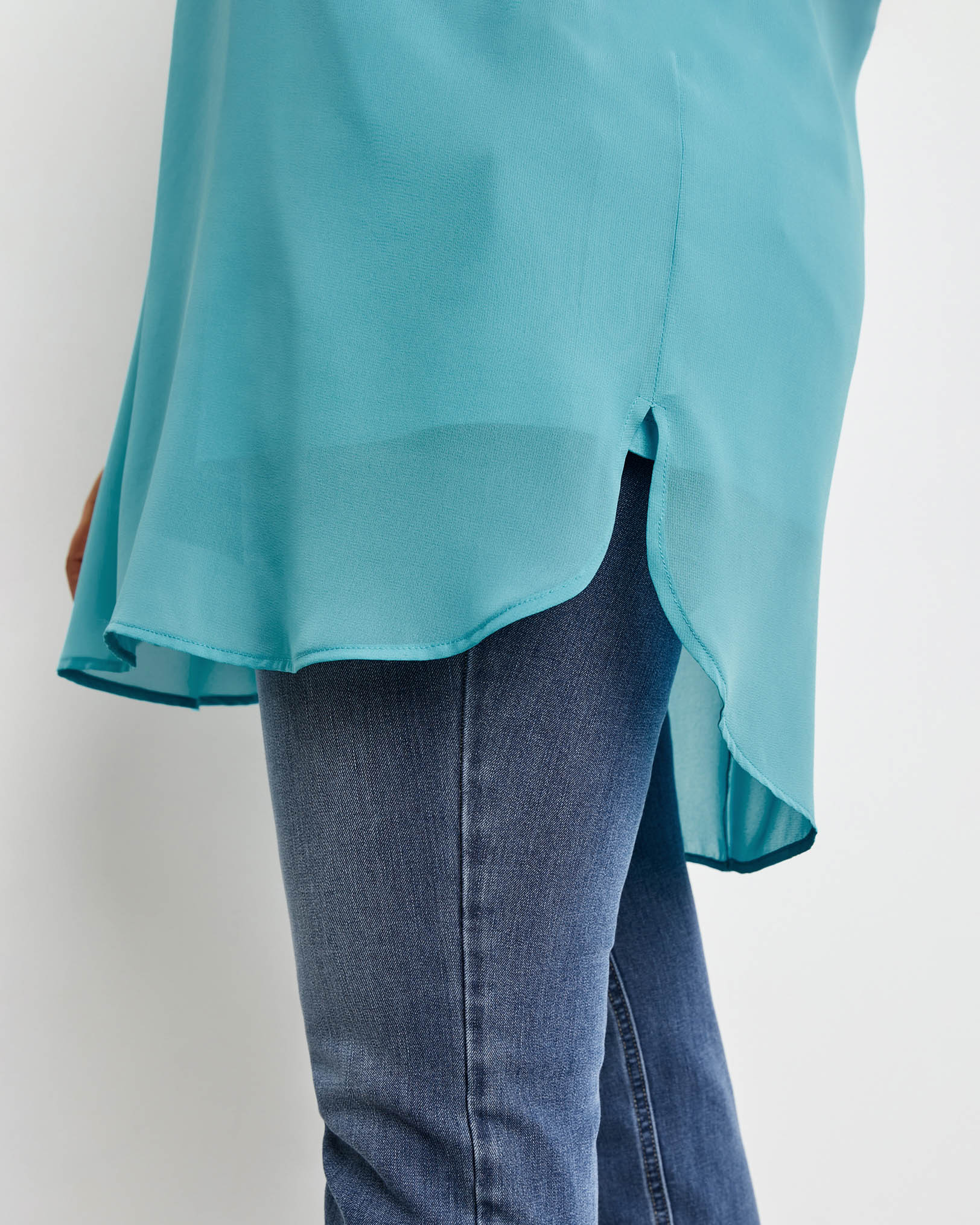 Light Blue T-Shirt 1/2 Sleeve Samoon