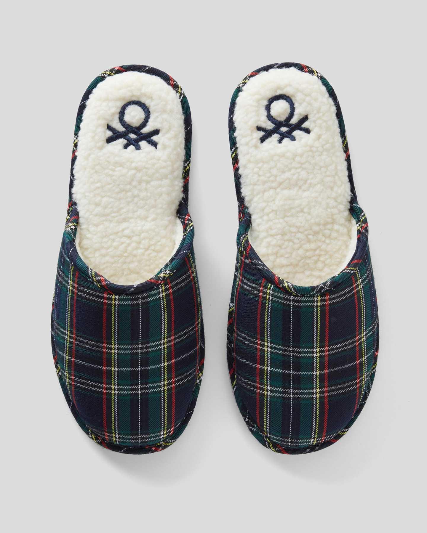 Dark Blue Slippers Benetton