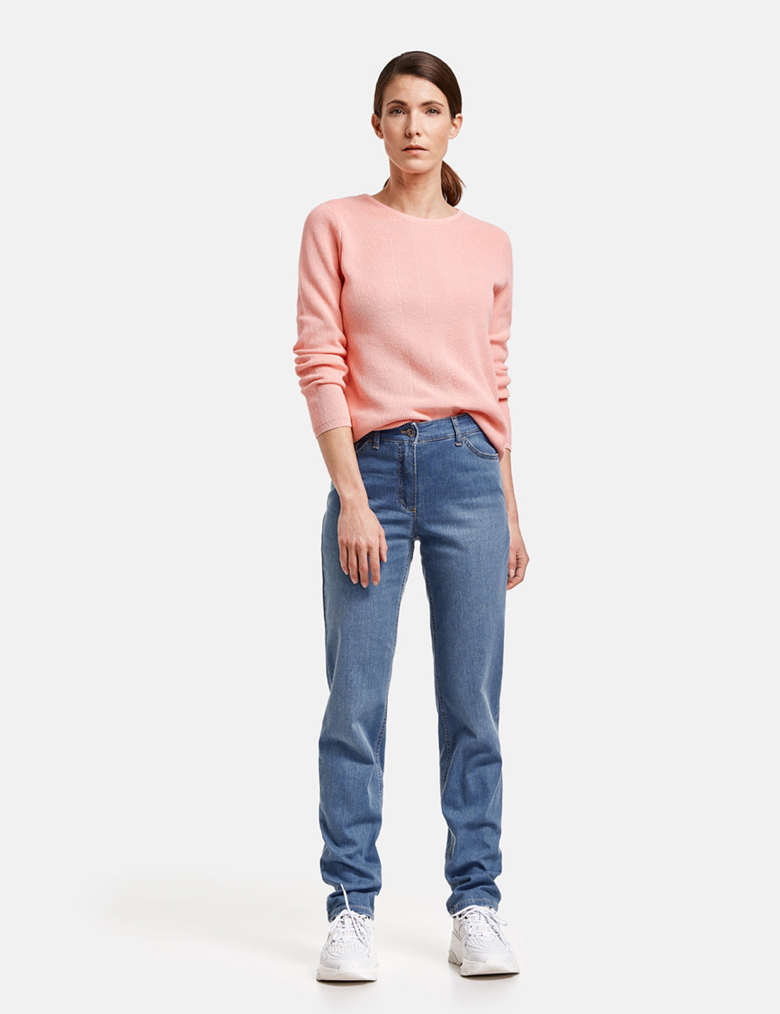 Straight Fit 5-Pocket Trousers