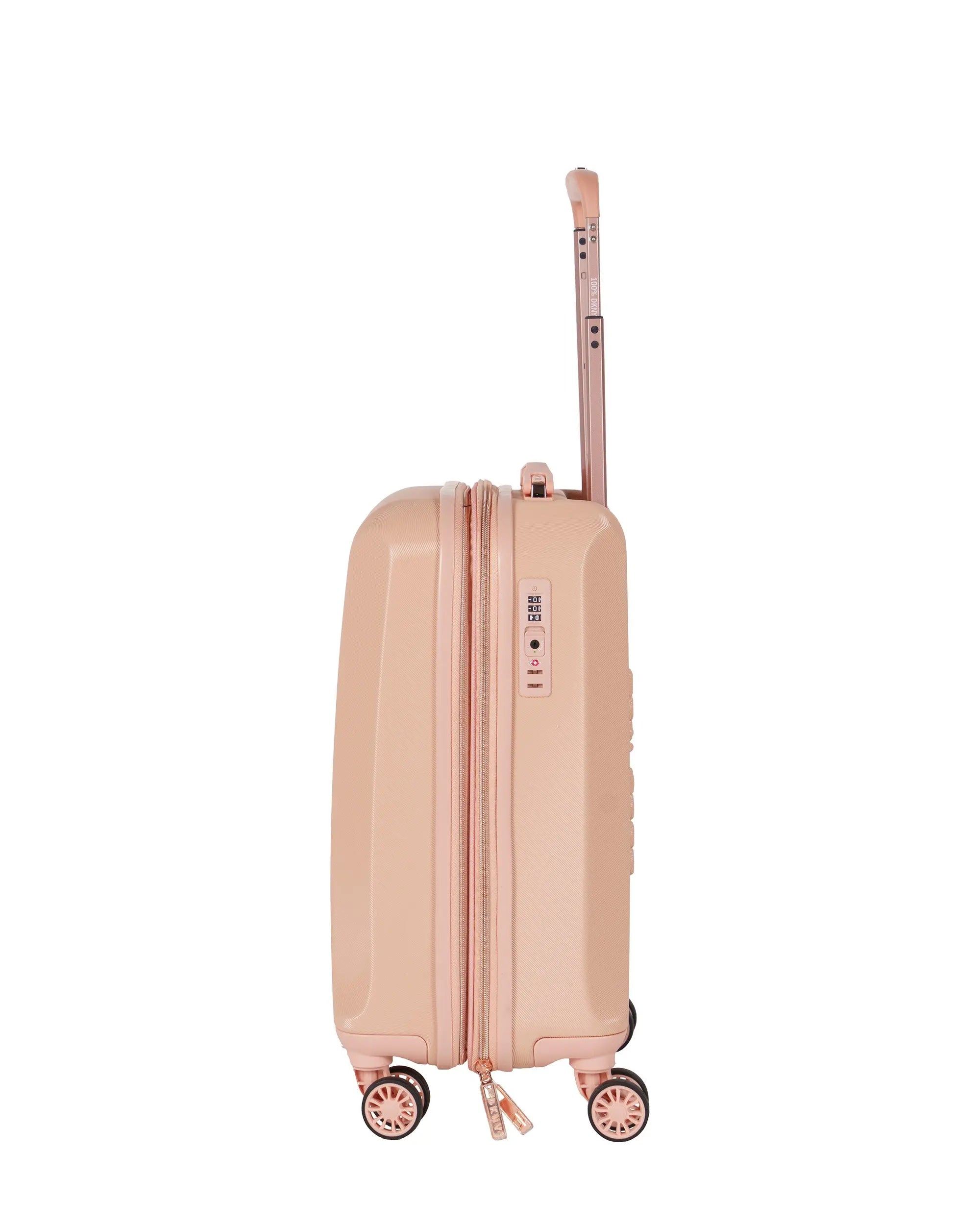 DKNY Rose Gold Medium Luggage - BEVAVA