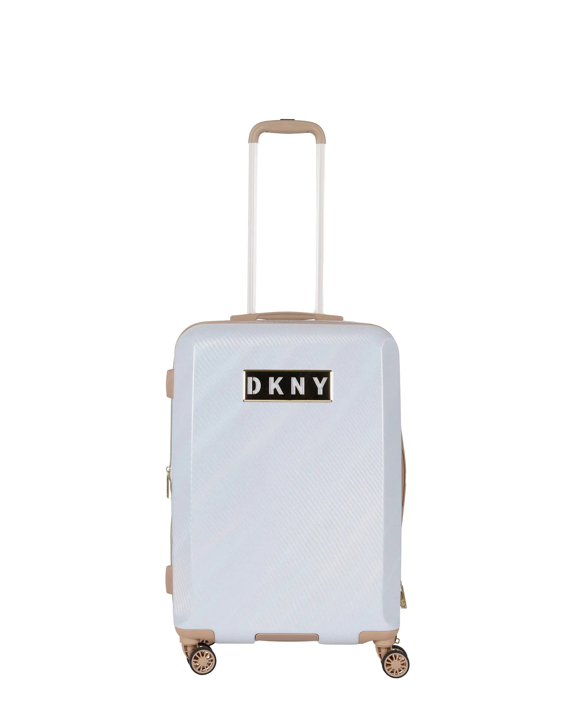 DKNY White Medium Luggage - BEVAVA