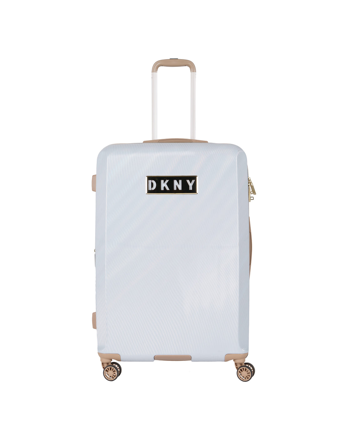 DKNY White Large Luggage