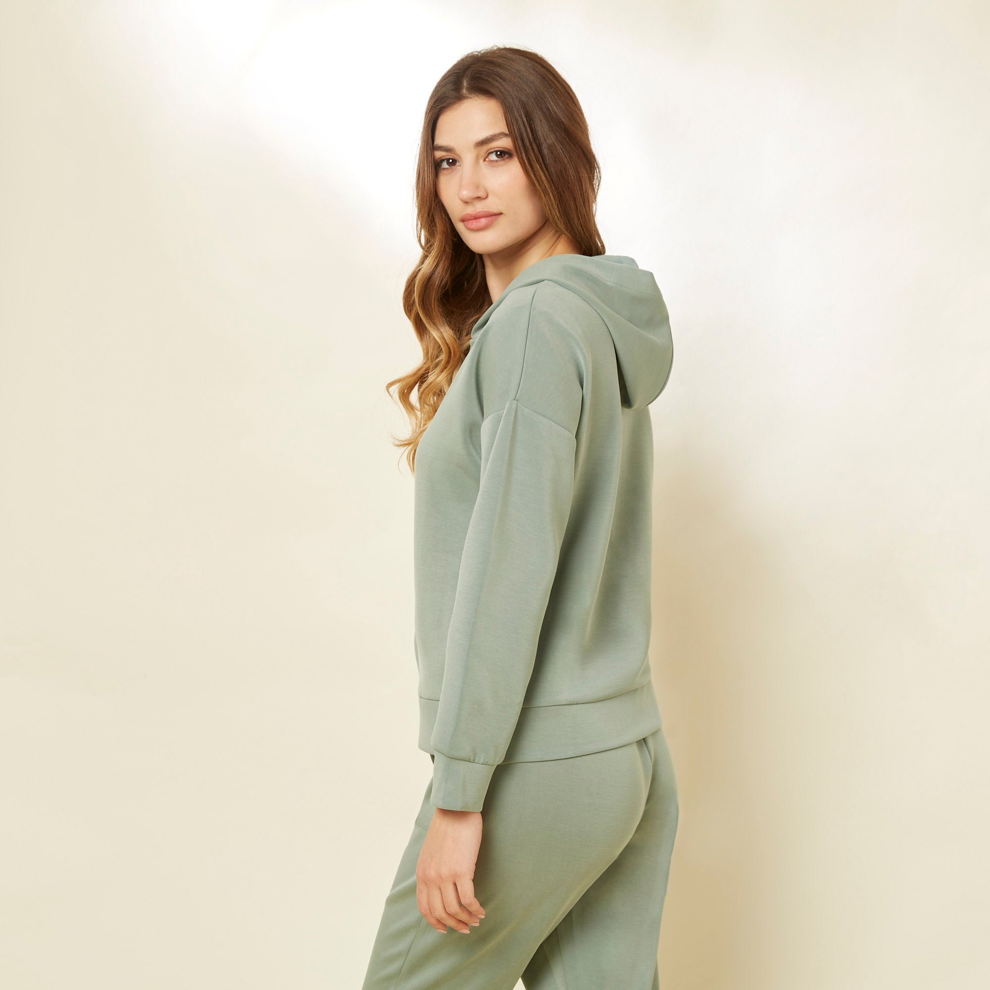 Sage Green Hooded Sweatshirt