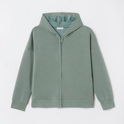 Sage Green Hooded Sweatshirt