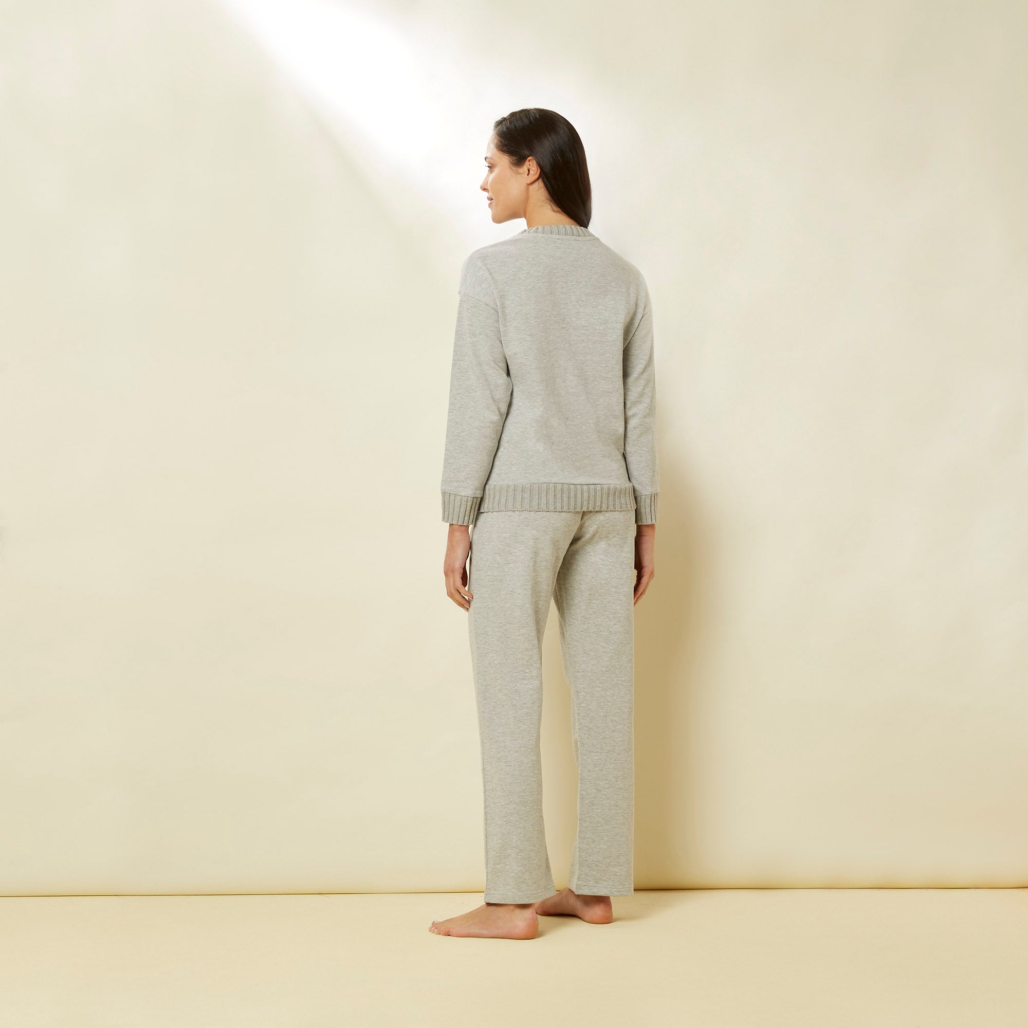 Light Melange Grey Sweatshirt Yamamay