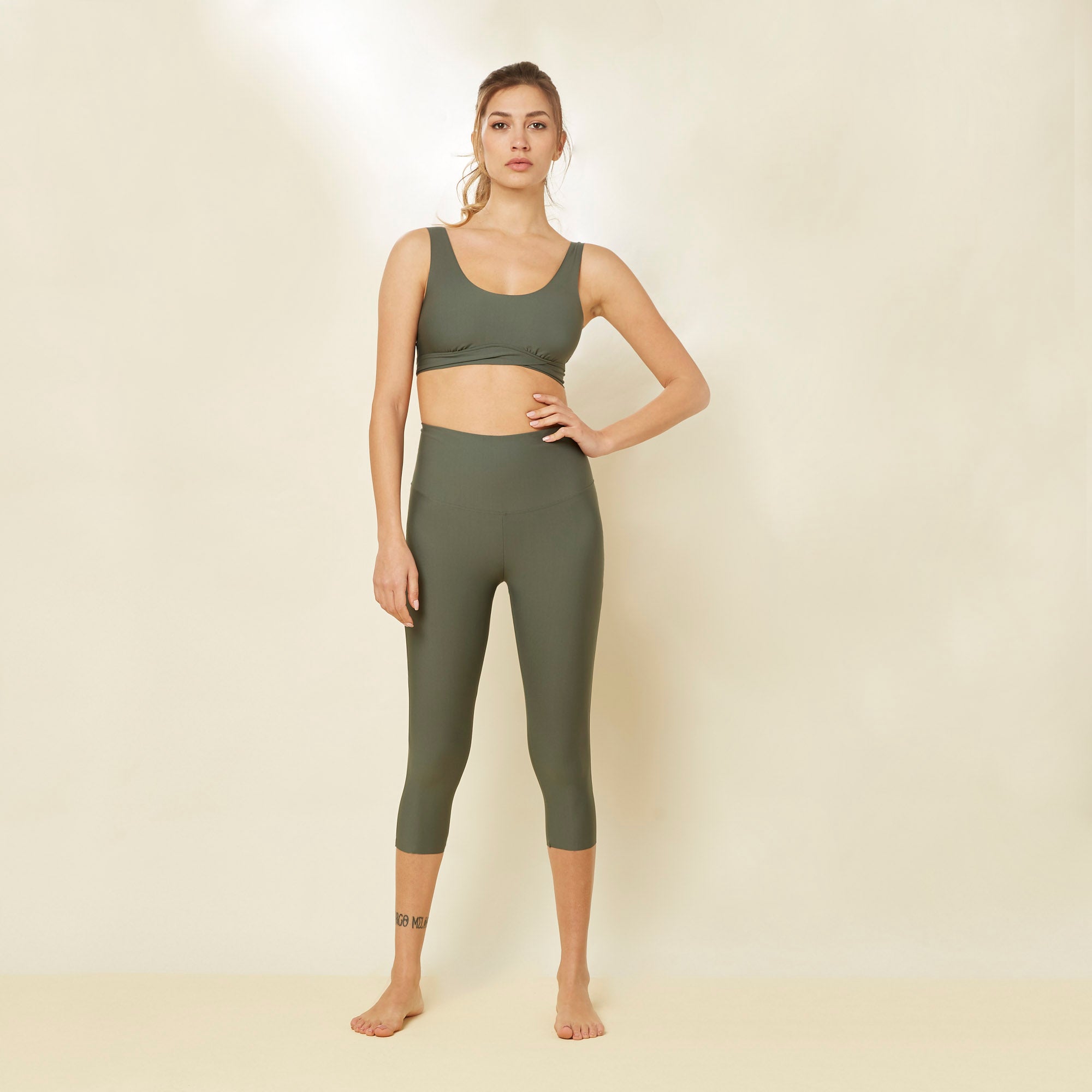 Hunter Green Sculpting Leggings Yamamay