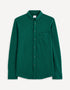 Regular 100% Cotton Pique Knit Shirt - Green_BAPIK_DARK GREEN_01