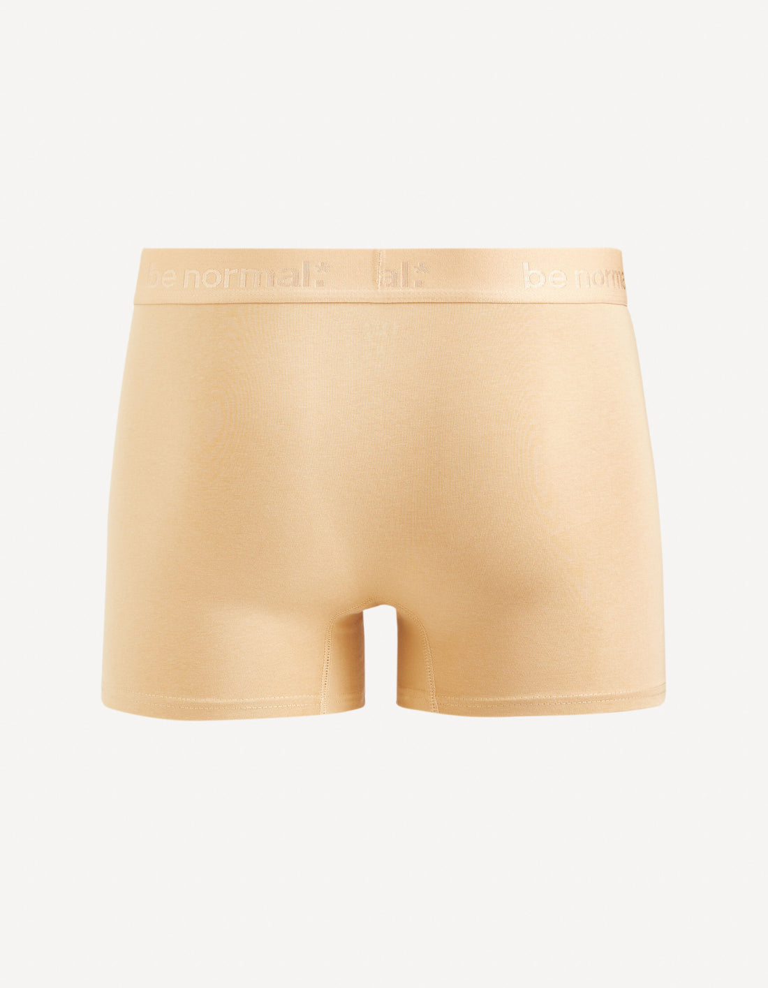 Stretch Cotton Boxer Shorts - Beige_BINORMAL_BEIGE_02