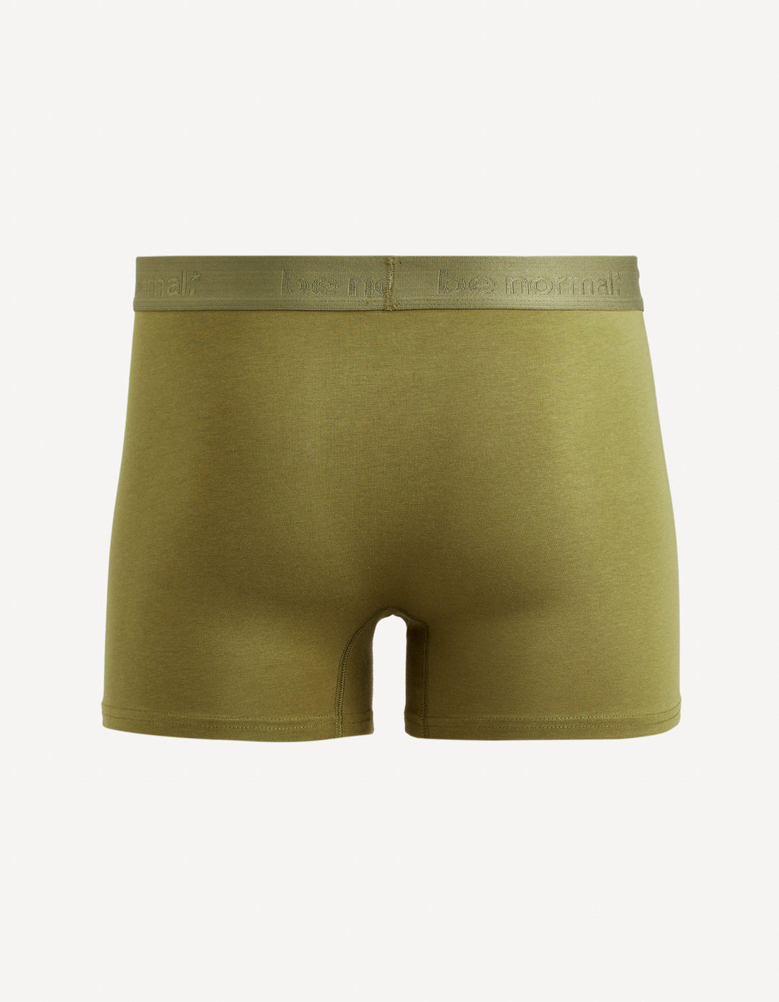 Stretch Cotton Boxer Shorts - Brown_BINORMAL_OLIVE_02