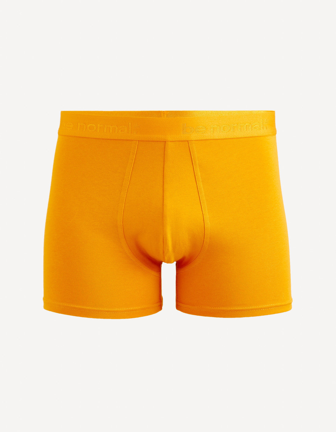 Stretch Cotton Boxer Shorts - Yellow_BINORMAL_SUN YELLOW 01_01