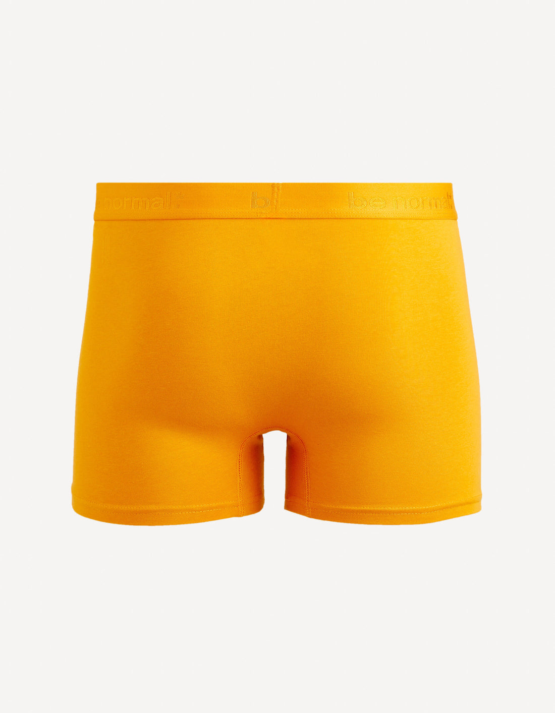 Stretch Cotton Boxer Shorts - Yellow_BINORMAL_SUN YELLOW 01_02