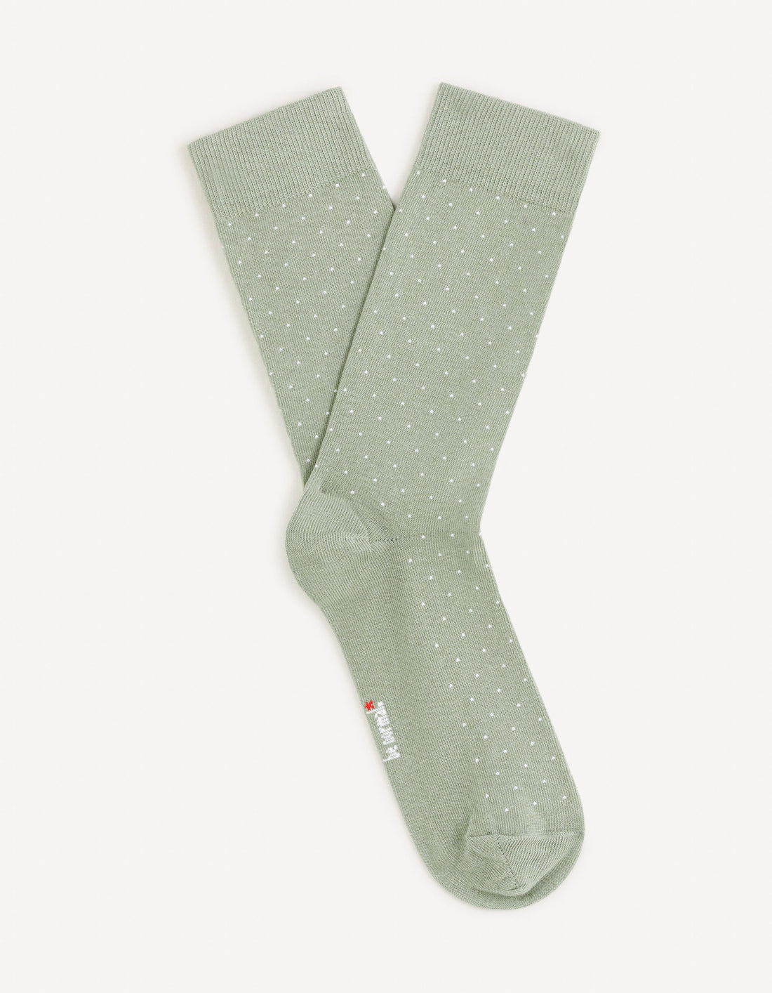 Cotton Knee High Socks - Green_BIP_MINERAL GREEN_01
