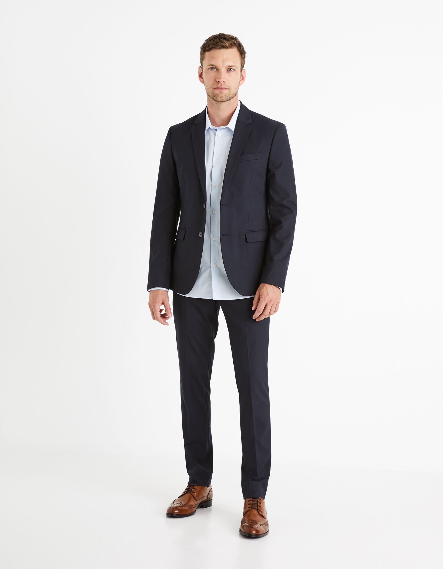 Amaury Slim Suit Trousers - Navy_BOAMAURY_MARINE_03