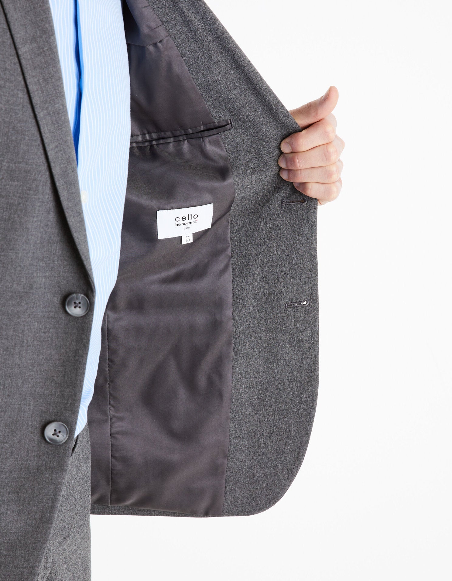 Amaury Slim Suit Jacket - Grey_BUAMAURY_GREY_05