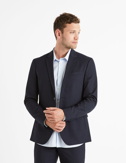 Amaury Slim Suit Jacket - Navy_BUAMAURY_MARINE_02