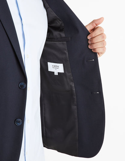 Amaury Slim Suit Jacket - Navy_BUAMAURY_MARINE_05