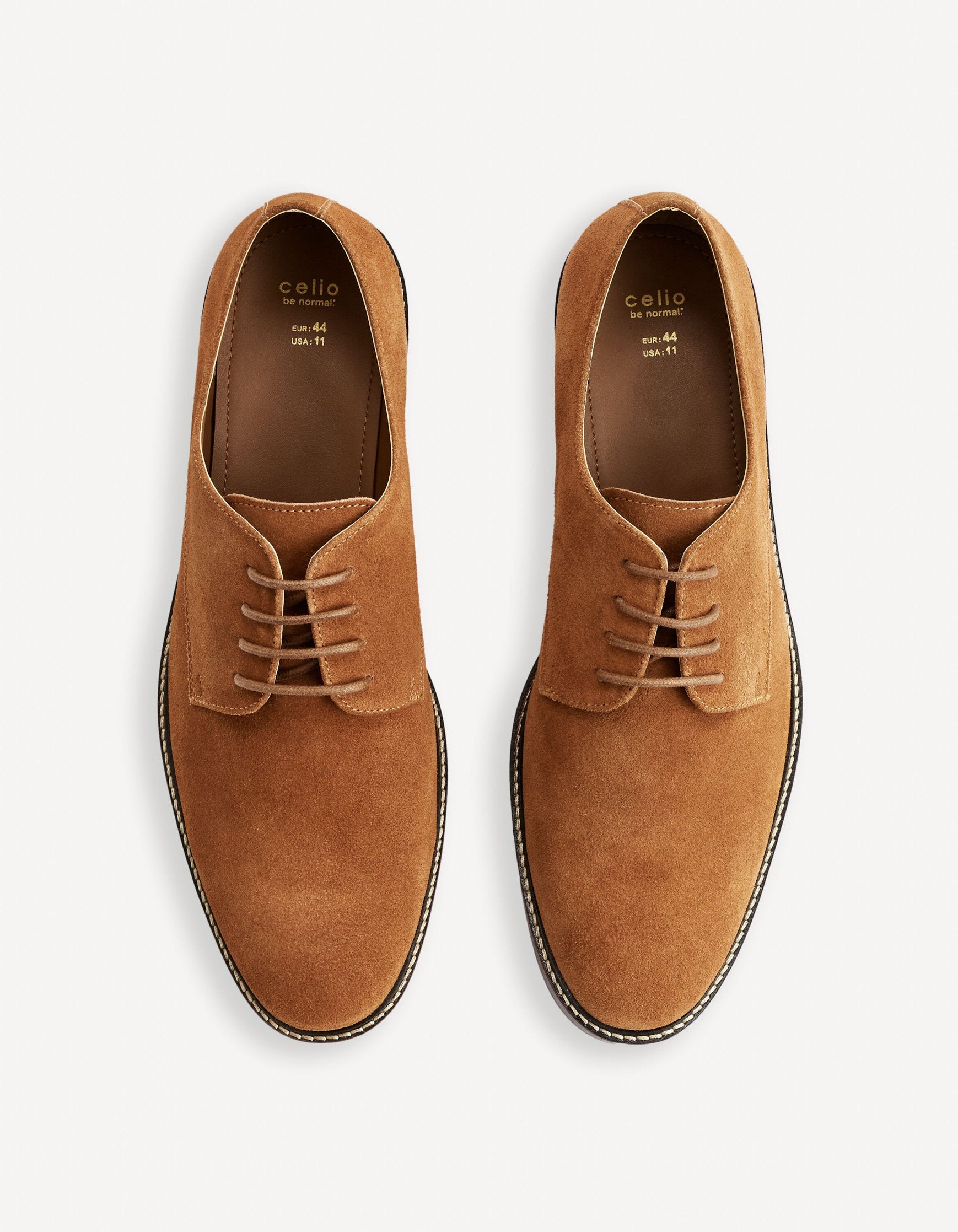 Leather Derbies - Beige_BYRON_TAN_02