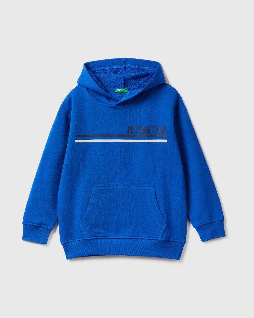 100% Cotton Hoodie Tracksuit With Logo_02