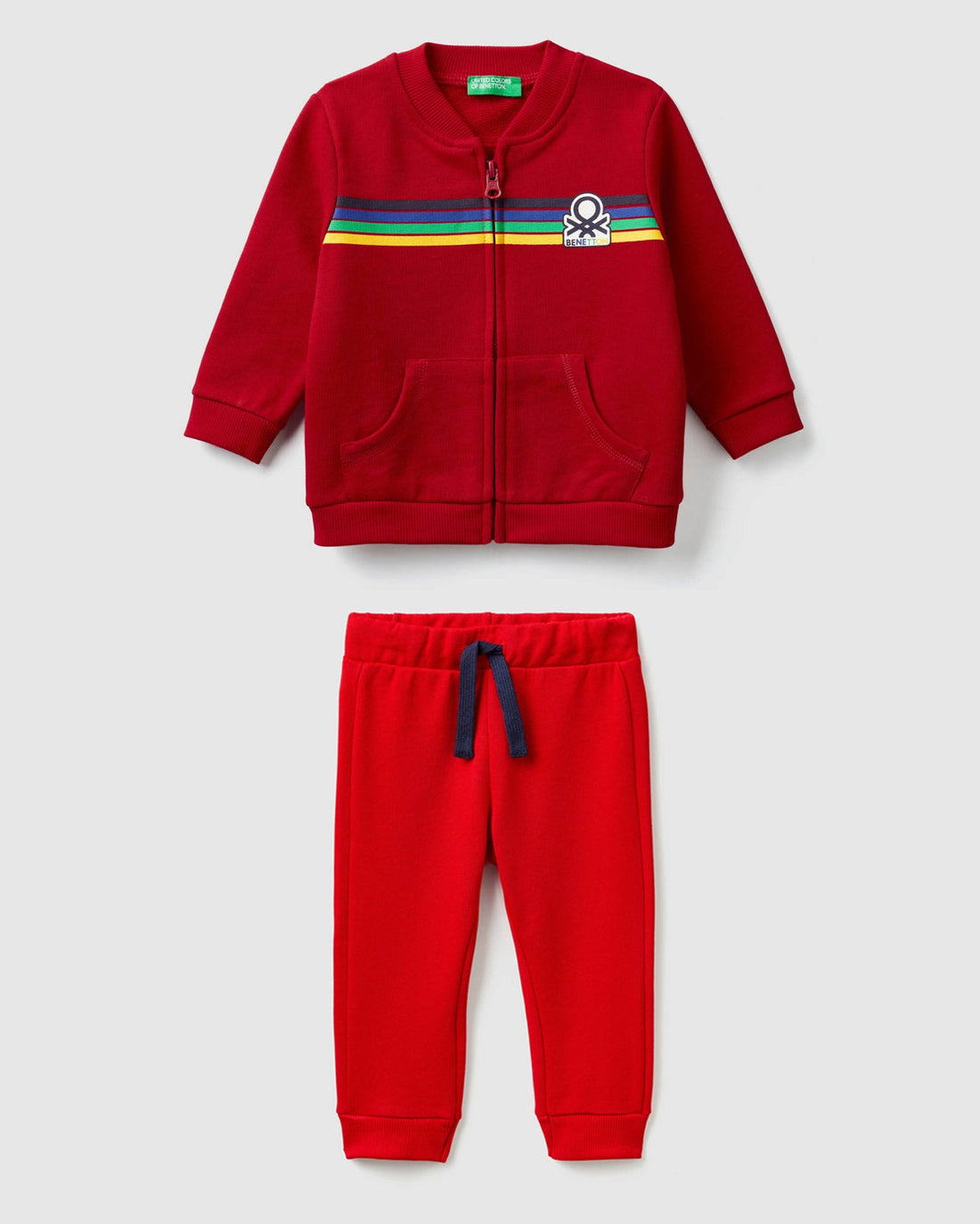 Red Set (Jacket+Trouser) Benetton