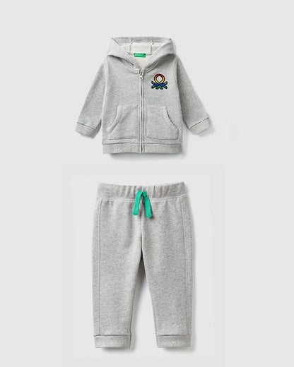 Light Grey Set (Jacket+Trouser) Benetton