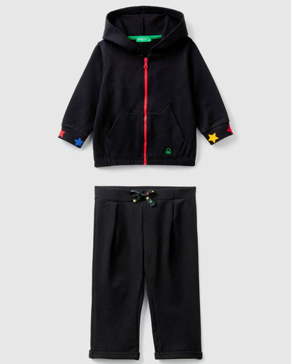 Black Set (Jacket+Trouser) Benetton