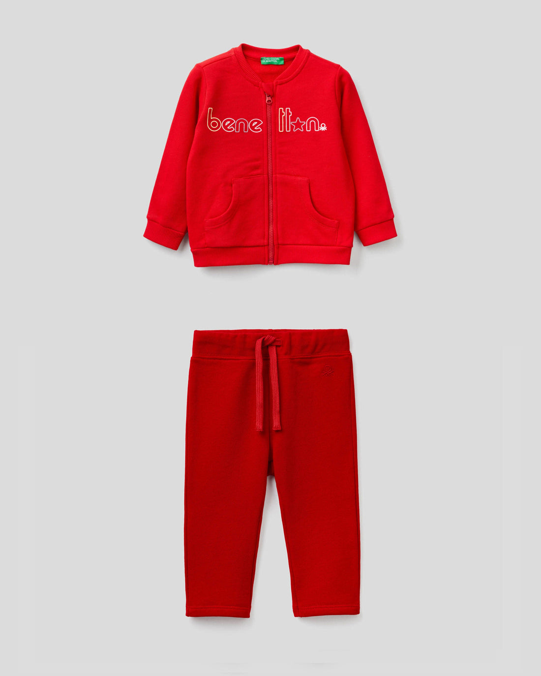 Red Set (Jacket+Trouser) Benetton