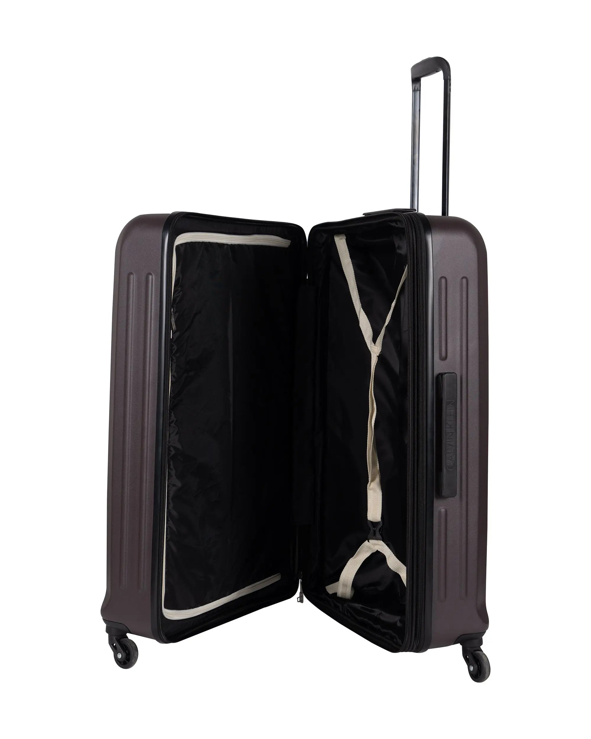Calvin Klein Brown Large Luggage - BEVAVA