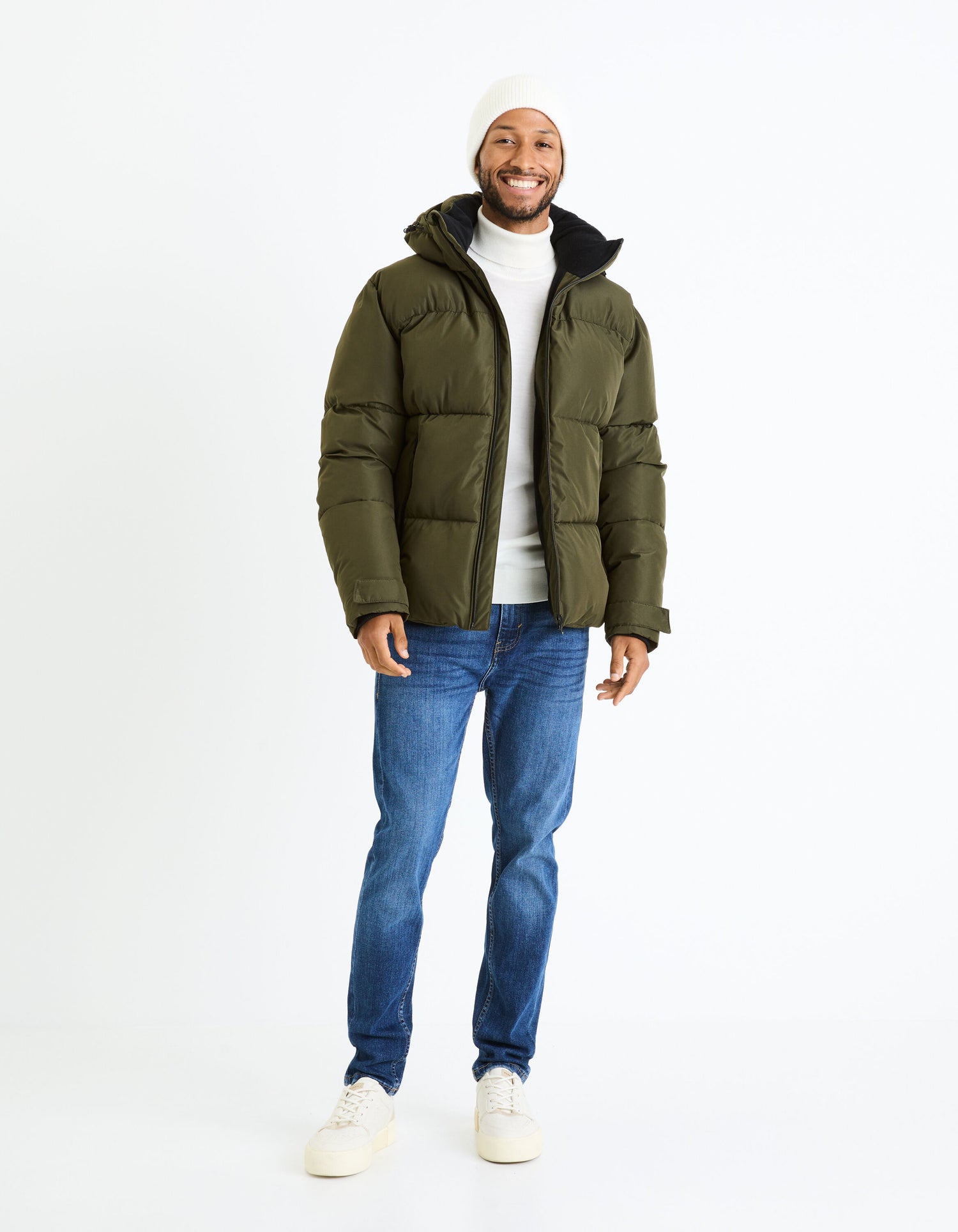 Cold Hooded Down Jacket - Khaki_CUNOTTE_KHAKI_03