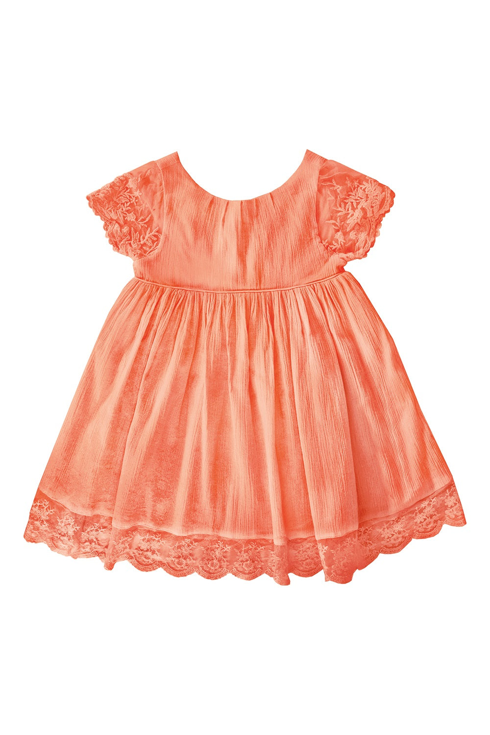 Manon Dress Coral - BEVAVA