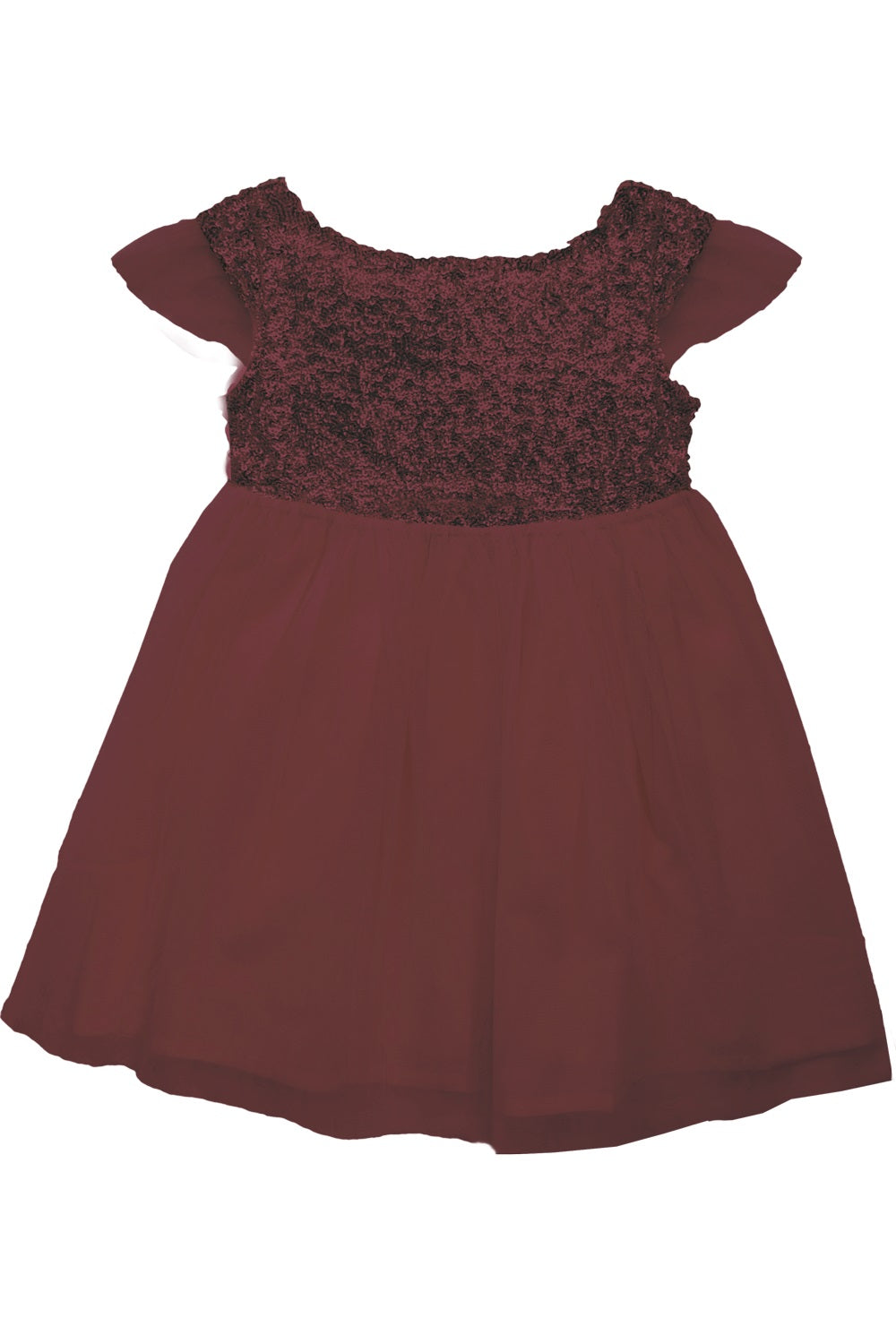 Stella Dress Burgundy - BEVAVA