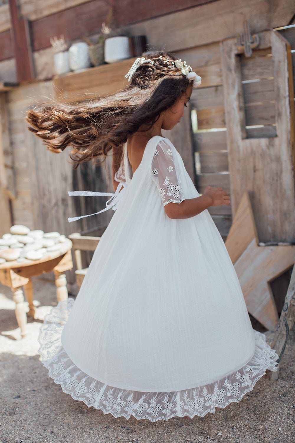 Thelma Dress Ivory - BEVAVA