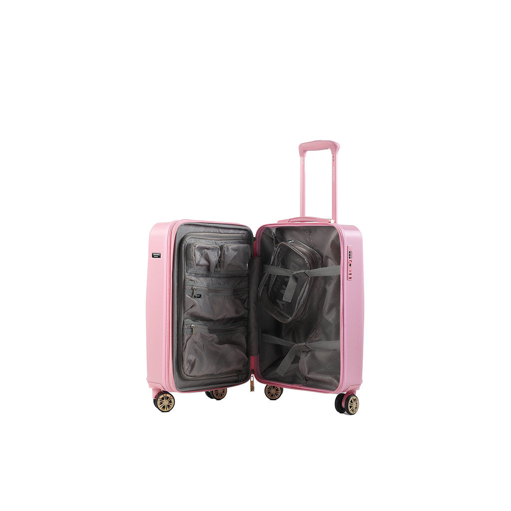 DKNY Pink Cabin Luggage-4