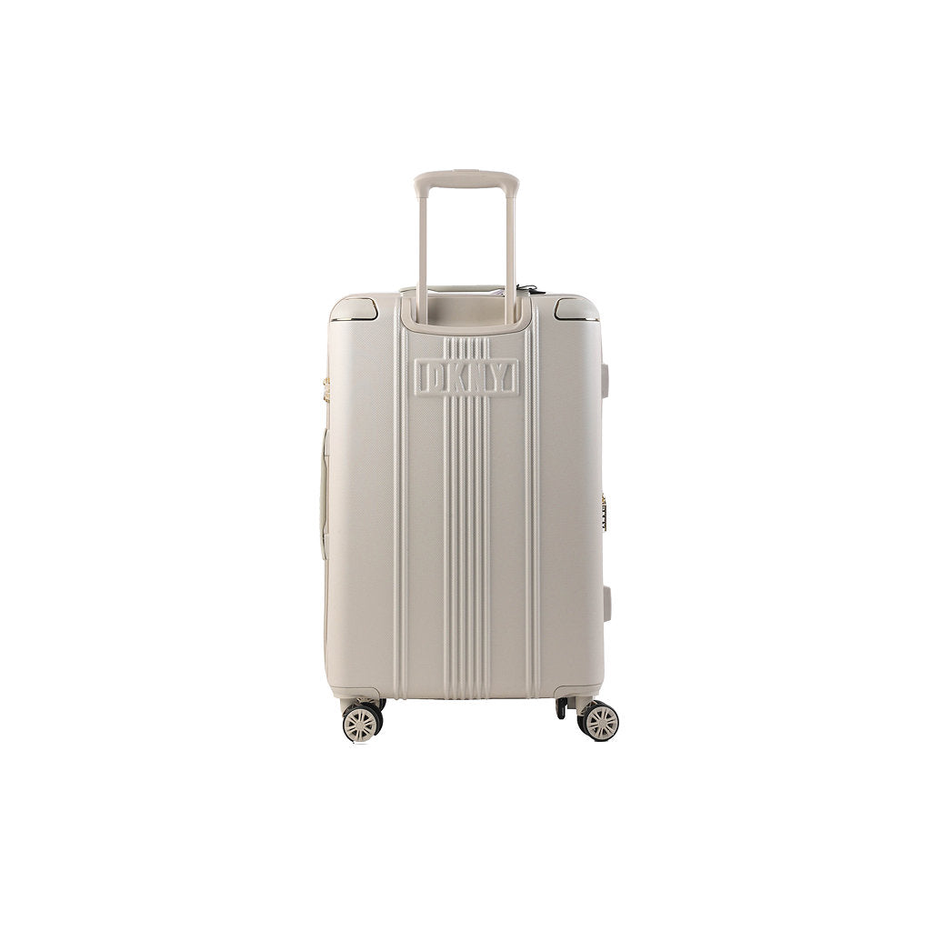 DKNY White Medium Luggage-3