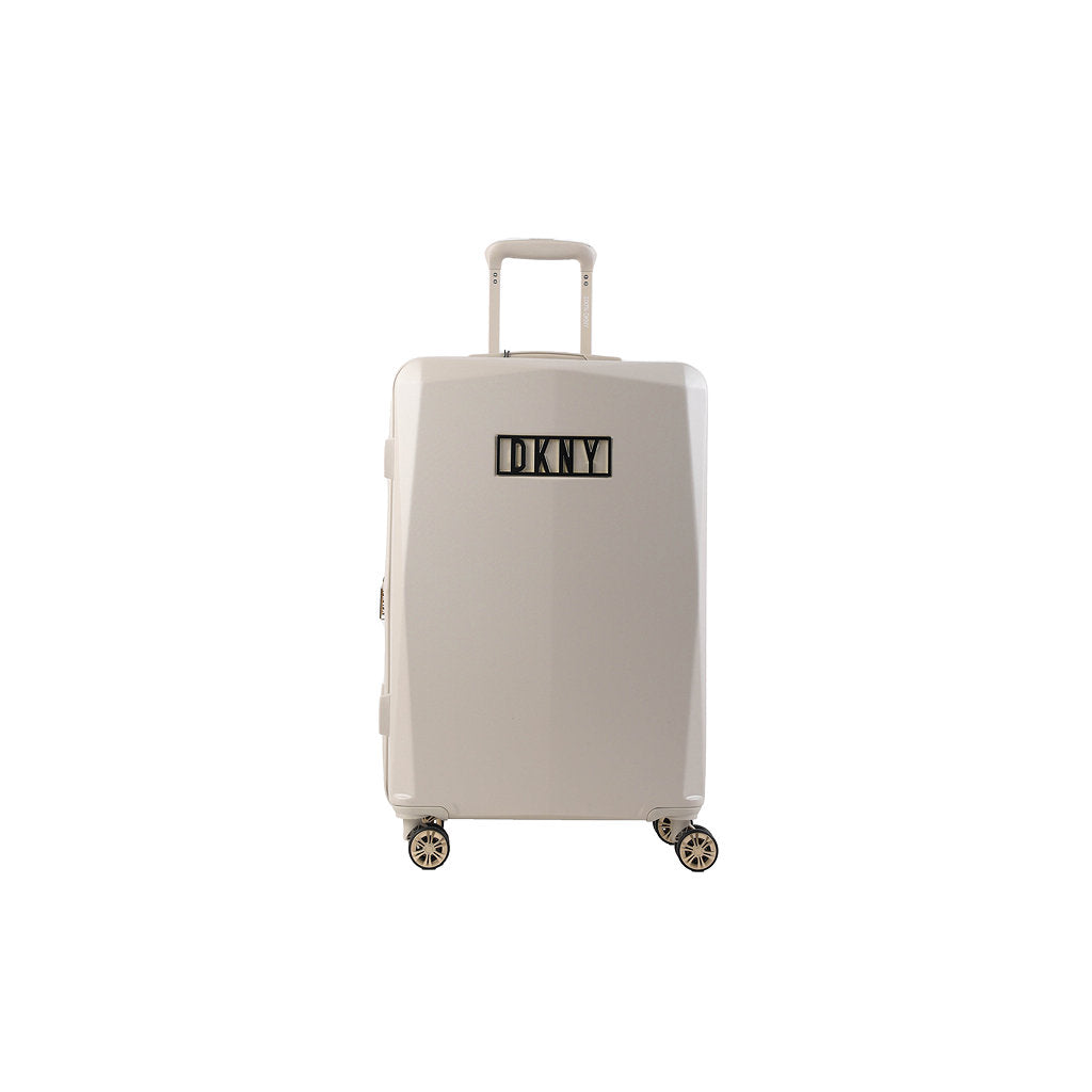 DKNY White Medium Luggage-1