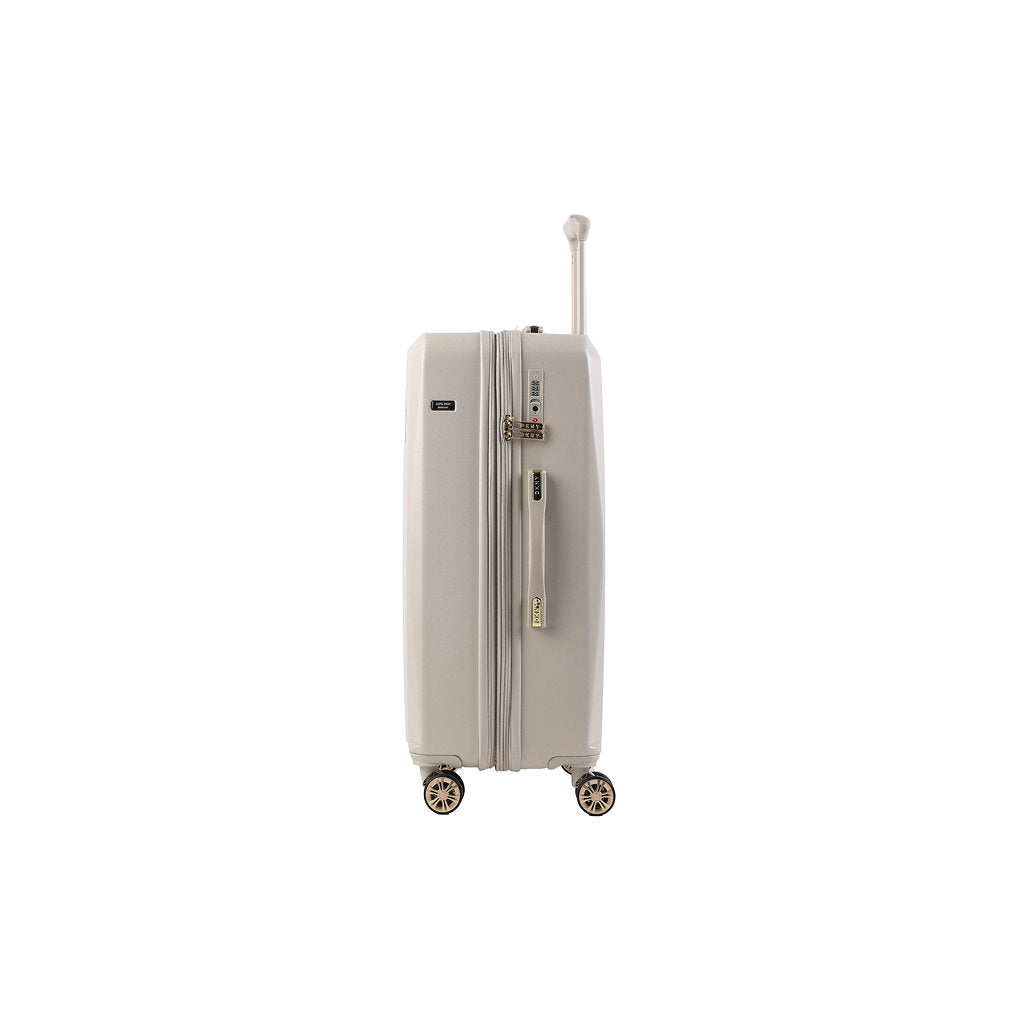 DKNY White Medium Luggage-3