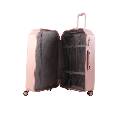 DKNY Pink Large Luggage-4