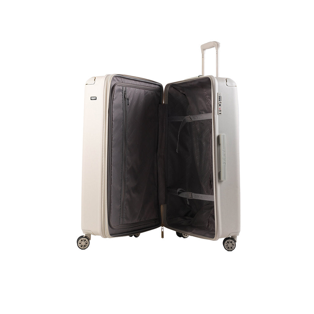 DKNY White Large Luggage-4
