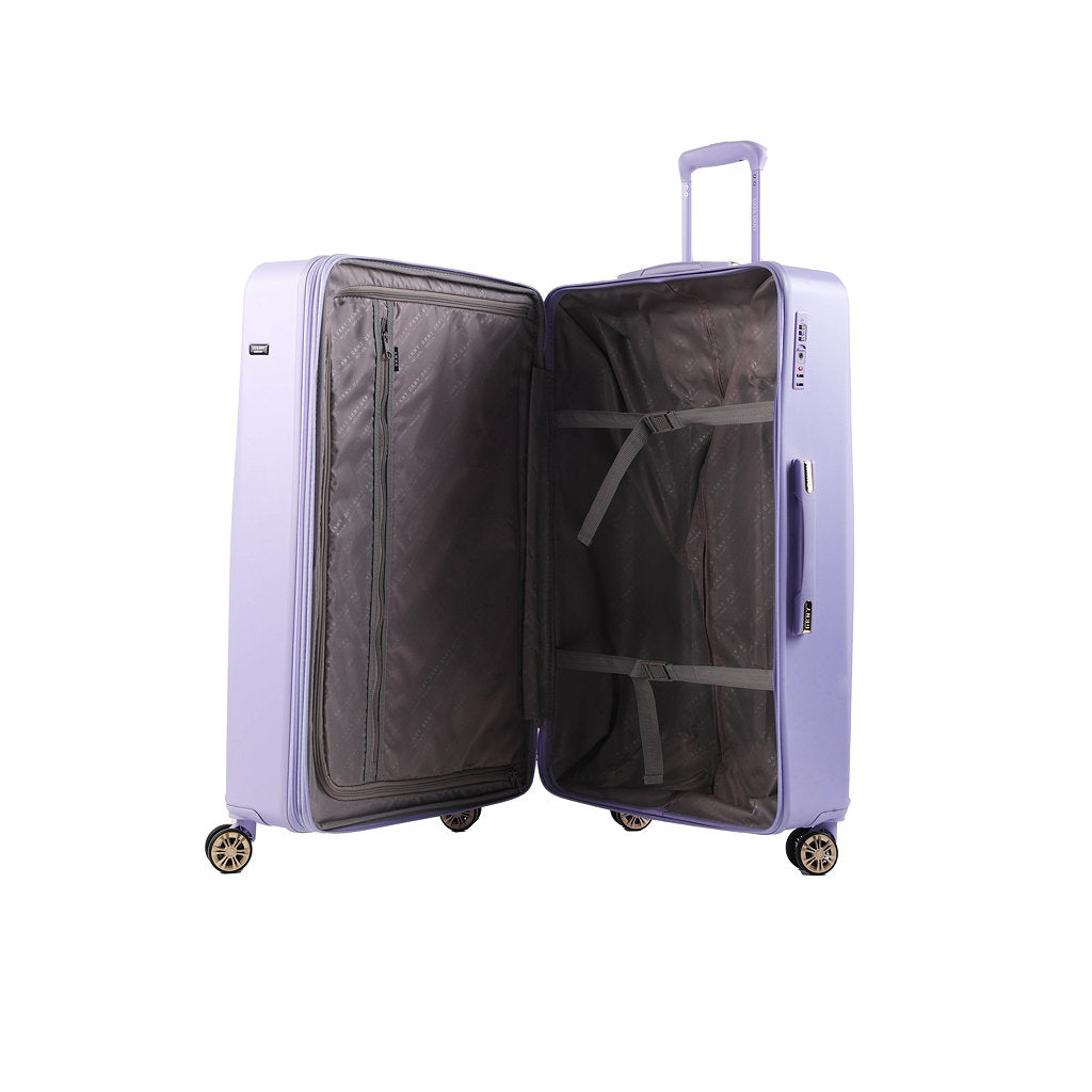 DKNY Purple Large Luggage-4