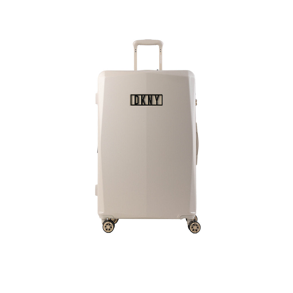 DKNY White Large Luggage-1