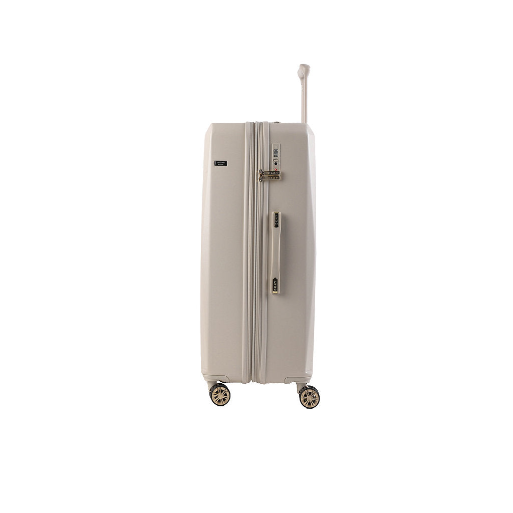 DKNY White Large Luggage-2