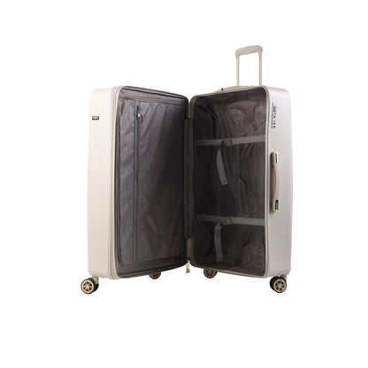 DKNY White Large Luggage-4