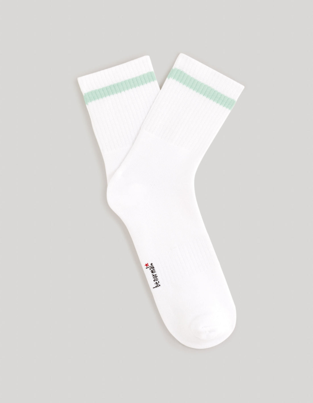 Cotton Mid-Rise Sports Socks - White_DIHALF_BLANC_01