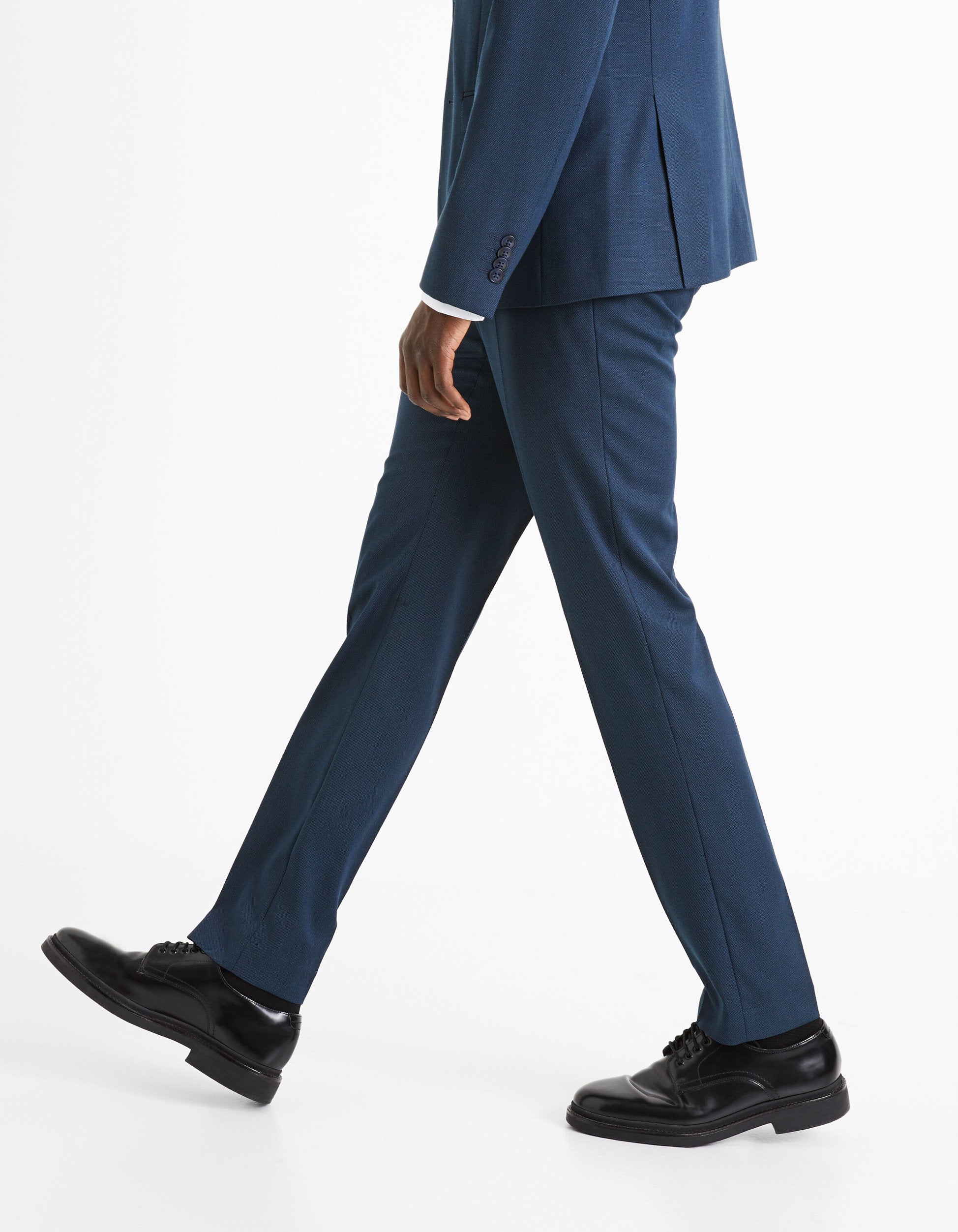 Slim Armor Suit Pants - Navy_DOARMURE_NAVY_05