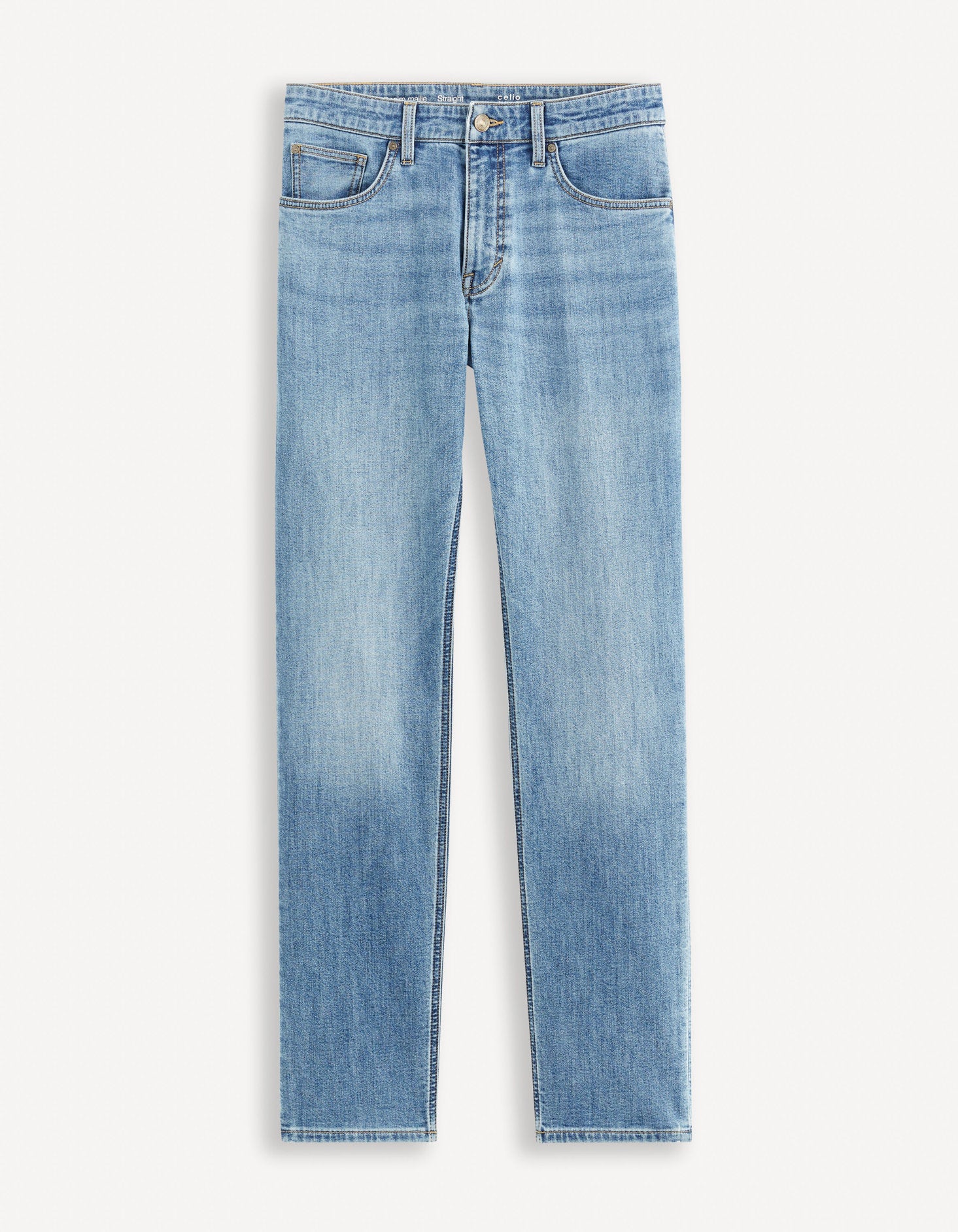 C15 3-Length Straight Jeans - Bleached_DOKLIGHT15_BLEACHED_02